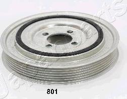 Japanparts PU-801 - Шкив коленчатого вала www.autospares.lv