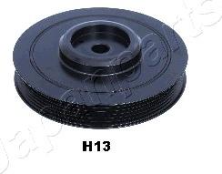 Japanparts PU-H13 - Шкив коленчатого вала www.autospares.lv