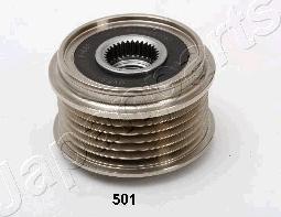 Japanparts RA-501 - Шкив генератора, муфта www.autospares.lv