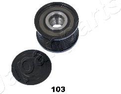 Japanparts RA-103 - Piedziņas skriemelis, Ģenerators www.autospares.lv