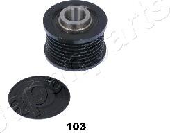 Japanparts RA-103 - Шкив генератора, муфта www.autospares.lv