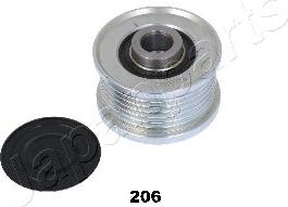 Japanparts RA-206 - Piedziņas skriemelis, Ģenerators autospares.lv