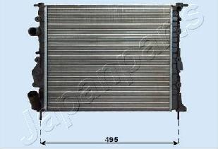 Japanparts RDA093020 - Radiators, Motora dzesēšanas sistēma www.autospares.lv