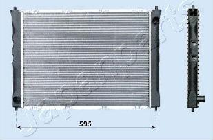 Japanparts RDA012042 - Radiators, Motora dzesēšanas sistēma www.autospares.lv