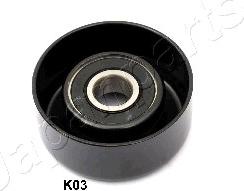 Japanparts RP-K03 - Pulley, v-ribbed belt www.autospares.lv