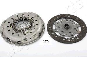 Japanparts SF-170 - Нажимной диск сцепления www.autospares.lv