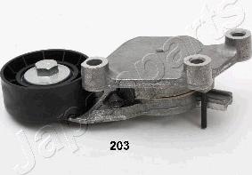 Japanparts TS-203 - Belt Tensioner, v-ribbed belt www.autospares.lv