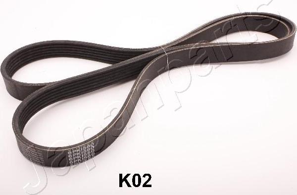 Japanparts TV-K02 - V-Ribbed Belt www.autospares.lv