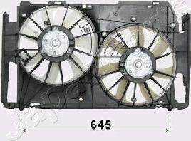 Japanparts VNT152022 - Ventilators, Motora dzesēšanas sistēma www.autospares.lv