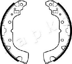 Japko 55523 - Bremžu loku komplekts autospares.lv