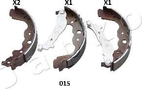 Japko 55015 - Bremžu loku komplekts www.autospares.lv