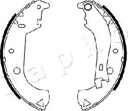 Japko 550206 - Bremžu loku komplekts autospares.lv