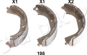 Japko 55196 - Brake Shoe Set www.autospares.lv