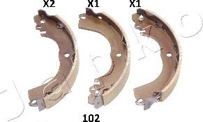 Japko 55102 - Bremžu loku komplekts www.autospares.lv