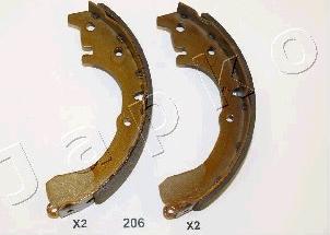 Japko 55206 - Brake Shoe Set www.autospares.lv