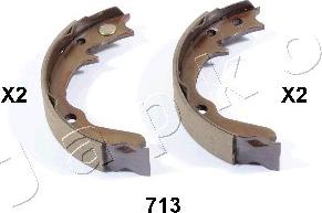 Japko 55713 - Bremžu loku kompl., Stāvbremze www.autospares.lv