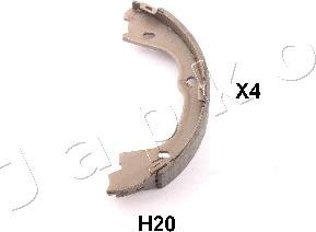 Japko 55H20 - Brake Shoe Set, parking brake www.autospares.lv