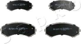 Japko 50509 - Brake Pad Set, disc brake www.autospares.lv