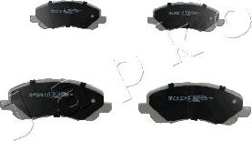 Japko 50501 - Тормозные колодки, дисковые, комплект www.autospares.lv