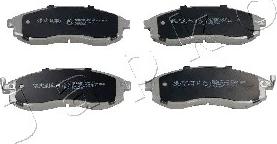 Japko 50582 - Brake Pad Set, disc brake www.autospares.lv