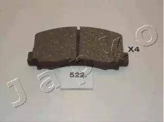 Japko 50522 - Brake Pad Set, disc brake www.autospares.lv