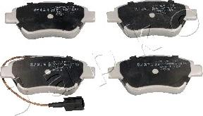 Japko 500624 - Brake Pad Set, disc brake www.autospares.lv