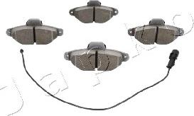 Japko 500058 - Brake Pad Set, disc brake www.autospares.lv