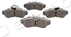 Japko 500057 - Brake Pad Set, disc brake www.autospares.lv