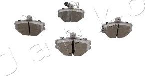 Japko 500062 - Brake Pad Set, disc brake www.autospares.lv