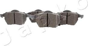 Japko 500004 - Brake Pad Set, disc brake www.autospares.lv