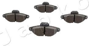 Japko 500087 - Brake Pad Set, disc brake www.autospares.lv