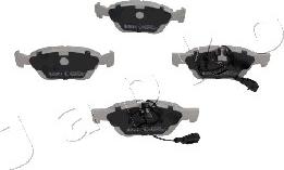 Japko 500079 - Brake Pad Set, disc brake www.autospares.lv