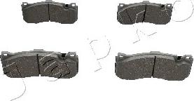 Japko 500102 - Brake Pad Set, disc brake www.autospares.lv