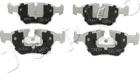 Japko 500119 - Brake Pad Set, disc brake www.autospares.lv