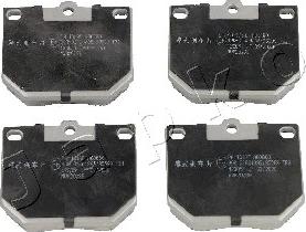 Japko 50108 - Brake Pad Set, disc brake www.autospares.lv