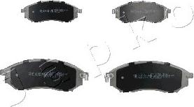 Japko 50115 - Brake Pad Set, disc brake www.autospares.lv