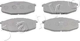 Japko 50116 - Brake Pad Set, disc brake www.autospares.lv