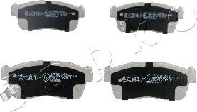 Japko 50809 - Brake Pad Set, disc brake www.autospares.lv