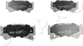 Japko 50815 - Тормозные колодки, дисковые, комплект www.autospares.lv