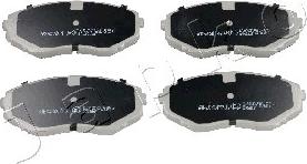 Japko 50384 - Brake Pad Set, disc brake www.autospares.lv