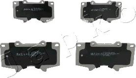 Japko 50205 - Brake Pad Set, disc brake www.autospares.lv