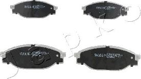 Japko 50214 - Brake Pad Set, disc brake www.autospares.lv