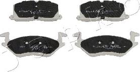 Japko 50284 - Brake Pad Set, disc brake www.autospares.lv