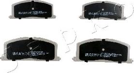 Japko 50235 - Brake Pad Set, disc brake www.autospares.lv