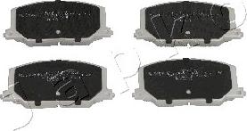 Japko 50237 - Brake Pad Set, disc brake www.autospares.lv