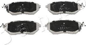 Japko 50709 - Brake Pad Set, disc brake www.autospares.lv