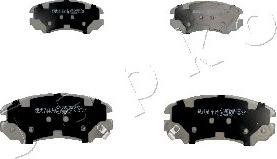 Japko 50H10 - Brake Pad Set, disc brake www.autospares.lv