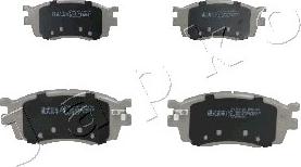 Japko 50K12 - Brake Pad Set, disc brake www.autospares.lv