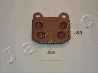 Japko 51506 - Brake Pad Set, disc brake www.autospares.lv