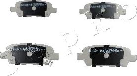 Japko 51154 - Brake Pad Set, disc brake www.autospares.lv